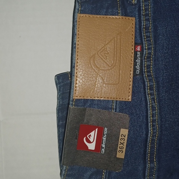 Quiksilver Slim Fit Jeans 36x32 NWT - Picture 2 of 6